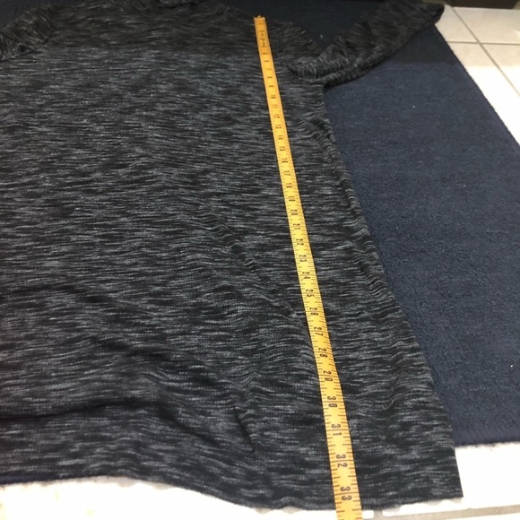 We The Free Free People Black & Gray Knit Long Sleeve Turtle Neck Dress Size L - Picture 9 of 9